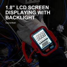 Wrist-worn Auto-ranging Digital Multimeter Multi Tester DCV ACV Resistance Continuity Measurement with Wearable Wrist Strip