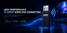 QRD Spark N7 2.4Ghz Wireless Controller for PS4/PS3/PC Direct Connect Hall Effect Vibration Effect Gamepad For PS5 Via Converter