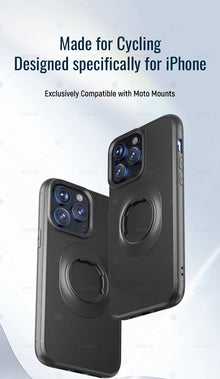 Shockproof Case for iPhone 17/16/15/14/13/12/11Pro Max Quad-Style Motorbike / Bicycle Phone Holder/Car Mount with Lock-in Design