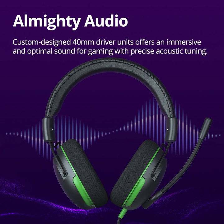 Tronsmart Wired Over-the-Ear Gaming Headset for PC, PS5, PS4, Xbox Series X|S, Xbox One, Nintendo Switch, Mobile
