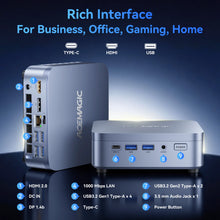 ACEMAGIC M5 Mini PC Windows 11 Pro Intel Core 14650HX 32GB DDR4 1TB SSD Mini Computers NVMe for Business Office Home Desktop PC