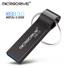 Metal USB Flash Drive Pendrive 16GB 32GB 64GB High Speed Memory Stick USB3.0 Disk 128GB Waterproof Key Ring
