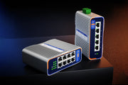 Switch Ethernet industrial PUSR de 5/8 puertos 100/1000Mbps Gigabit RJ45 IP40 6KV Uplink IP no gestionado Plug&Play USR-ISG