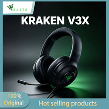 Razer Kraken V3 X Original wired headset gaming headset, RGB light effect, 7.1 surround sound, USB headset