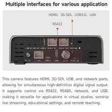 1080P120/4K60 20X Optical Zoom AI Auto Tracking NDI PTZ Camera SDI HDMI USB3.0 POE IP Live Streaming Camera For Church Events