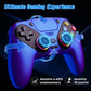 For Playstation 5/PS5 Pro/Slim/PC RGB Light Wireless Console Controller Gamepad Dual Vibration Marco/Turbo Function Programming