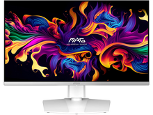 MSI 27" QHD 2K 1440P 280Hz with FreeSync Premium Pro & G-Sync Compatible 0.03ms HDR400 USB-C White OLED Gaming Computer Monitor with Height Adjustable, Swivel, Pivot & Tilt stand MAG272QPW QD-OLED X28