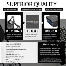 Mini Metal 3.0 High-Speed USB Flash Drive 16-128GB USB Memory Stick, Laptop Computers, Car Audio Multi-functional Reliable Data