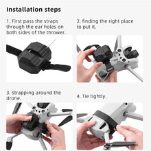 Drone Air Thrower For SG906MAX/SJRC F11S/Zino/X8SE Wedding Proposal Delivery Dispenser Airdrop Rescue Device Holder Toy Aircraft