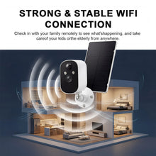 XVIM Outdoor Wireless WIFI Camera 1080P Wireless Home Security Solar Battery Powered Camera Floodlight Night Vision Local Alarm