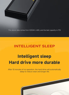 KODAK P190 Portable External Hard Drive HDD 500GB 1TB USB 3.0 Mechanical Mobile Disk for PC Laptop Gaming Storage