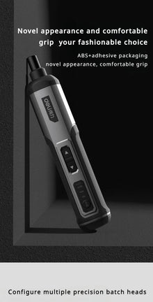 Deli Handheld Electric Screwdriver Lithium Charging Household Screwdriver Small Mini Electric Screwdriver Tool Set