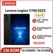 Tableta Lenovo Legion Y700 2025 Gen 4 PC Versión CN Android Pad TB322FC Tablet para juegos