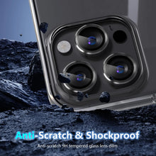 6pcs, Black Metal Camera Lens Protector For iPhone 17/17 Pro/17 Pro Max/Air/16/15/14/13/12/11 Full Cover, Case Friendly, Ultra H