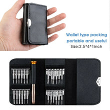 25 in 1 Precision Screwdriver Set Multifunctional Torx Screw Driver Bits Repair Tool Kit for iPhone Cell Phone Tablet PC Laptop Watch Eyeglass Electronic Device DIY Fixing Hardware Hand Tools