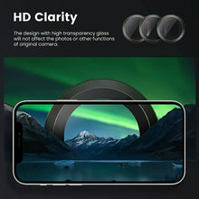 6pcs, Black Metal Camera Lens Protector For iPhone 17/17 Pro/17 Pro Max/Air/16/15/14/13/12/11 Full Cover, Case Friendly, Ultra H