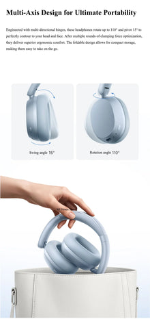 Xiaomi Redmi Noise Cancelling Headphones Bluetooth 5.4 Noise Reduction 42dB 600mAh Battery Long Standby Supports Xiaomi HyperOS