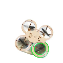 DIY Wooden Quadcopter Drone Kit Educational Science Experiment Remote Control Aerial Model Toy for Kids