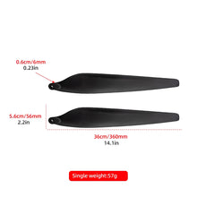 CW & CCW 3090 Folding Drone Carbon Propellers for Hobbywing X8 Power System - Lightweight Aerial Drone Accessories