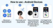 MiLi MiTag Smart Location Tag With Pet Collar Works With Apple Find My & Google Find Hub Dual System Bluetooth GPS Tracker