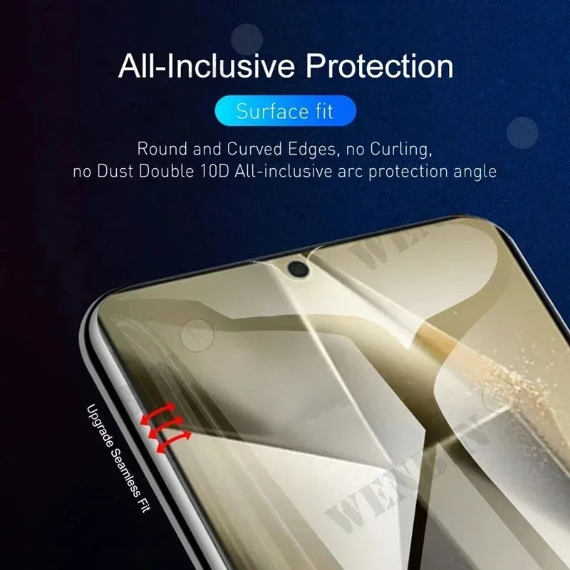 5Pcs Hydrogel Film For Samsung Galaxy S26 S25 S24 Ultra Edge Plus FE Full Cover Screen Protector For Samsung A57 A37 A27 A17