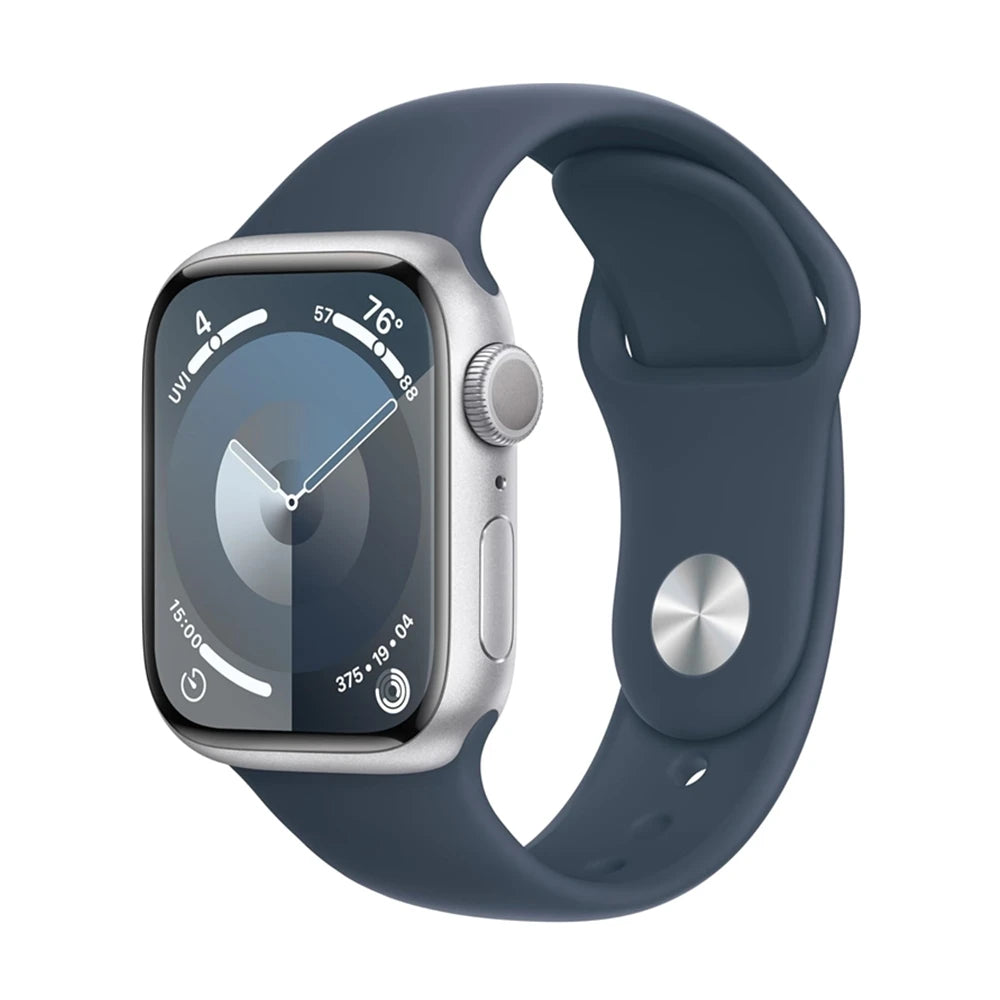 100% Original 2023 NEW Apple Watch Series 9 45mm GPS Apple Watch S9 Aluminum Case with Sport Band iOS Smart Watch