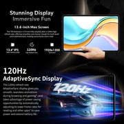 Tableta Teclast T65 de 13.4" 2K 120Hz Android 16, Unisoc T7280 Octa Core, máx. 26GB RAM, 128GB ROM, 8000mAh, 4G LTE