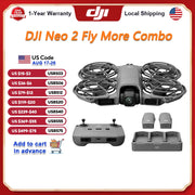DJI Neo 2 Fly More Combo con control remoto RC-N3, drones con transmisión estable con transceptor digital, dron DJI Neo 2 4K para principiantes con 3 baterías