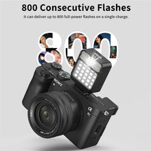 VRIG Retro Camera Flash Speedlite for Sony ZV1 Ricoh GR3 Fujifilm XT5 Nikon Z30 Mini LED Constant Light Universal Hot Shoe Flash