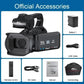 4K 60FPS Professional Camcorder for Photography 64MP WiFi Livestream Webcam Video Cameras 18X Digital Zoom YouTube Vlog Recorder
