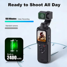 ANSVICAM 4K Wifi Pocket Vlogging Camera 330° Auto Rotatable Touch Screen Sports DV Bodycam Face Tracking Portable Action Cameras