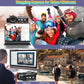 4K 60FPS Professional Camcorder for Photography 64MP WiFi Livestream Webcam Video Cameras 18X Digital Zoom YouTube Vlog Recorder