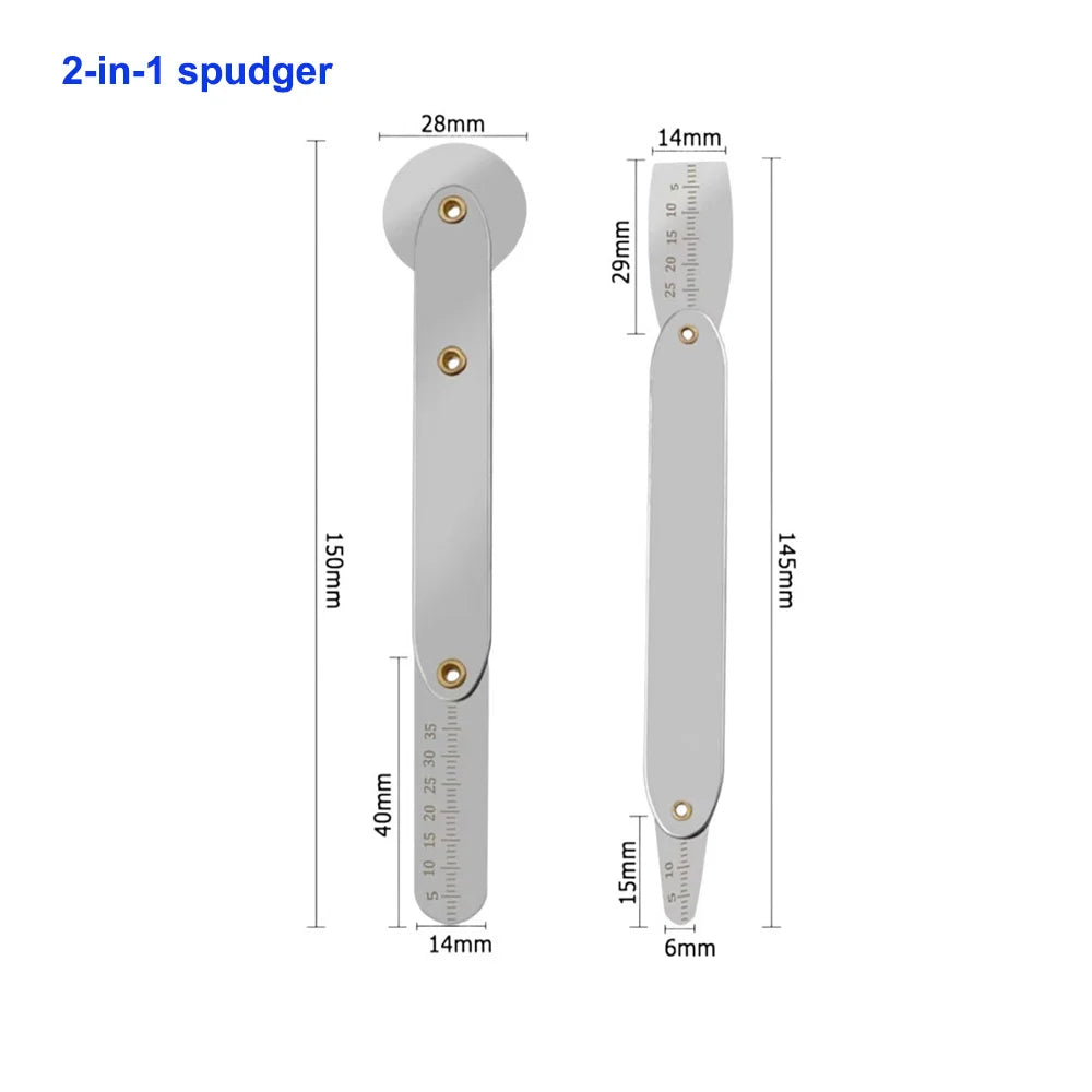 Mobile Phone Repair Kit Metal Spudger Pry Tool for Electronics Repair with Laptop Cell Phone Tablet Computer Electronics Repair