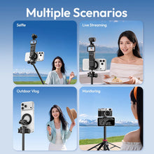 Ulanzi MT-44M 1.49M Magsafe Tripod Stand for Iphone Android Smartphone Camera DSLR Selfie Stick with 360° Ballhead for Vlog Live