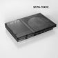 Bitfunx Translucent Black Purple Replacement Case for PS2 Slim Game Console