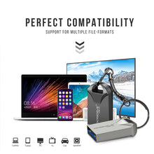 Mini Metal 3.0 High-Speed USB Flash Drive 16-128GB USB Memory Stick, Laptop Computers, Car Audio Multi-functional Reliable Data