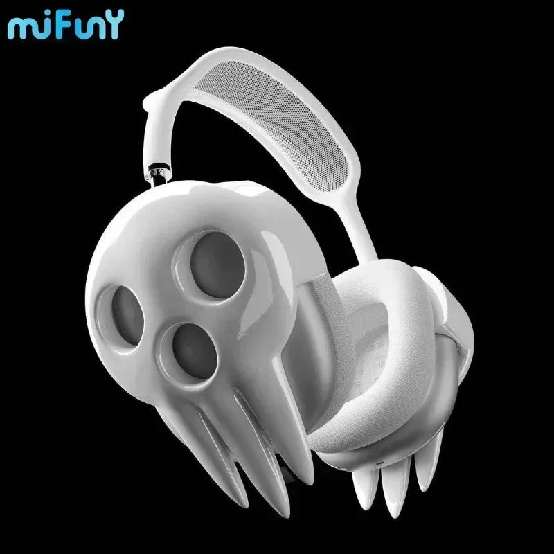 Mifuny Airpods Max Case Cover custom Soul Eater Death Skull Design Earphones Decoration Suitable for Airpods Max Earphone