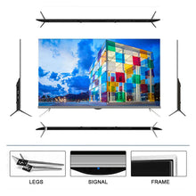 Televisor LED OLED 4K UHD HDR10 Smart TV de 50 a 85 pulgadas, ultra delgado, Android, WiFi, control por voz, modo juego y altavoz integrado