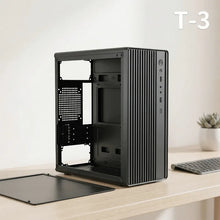 LDPCSJ Portable Mini PC Computer Case Support ATX Power Supply Fit M‑ATX & ITX Motherboard Compact Desktop Chassis With Fast Heat Dissipation For Home Use Gaming Entertainment DIY PC Building Desktop Computer Shell Housing