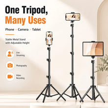 Foldable Phone Tripod MultiPurpose Camera Stand for Live Video Shooting Photography Adjustable with Phone Holder Extendable Legs