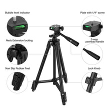 Phone Tripod Stand with Bluetooth Remote Aluminum Universal Camera Gopro Phone Photography Holder Recording Mobile Live Tripod