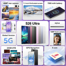 Hot New Cell Phone Silicone Protective Covers Used for S26 Ultra Smart Phone Accessories 7.3HD Mobile Phones Case Android 5G
