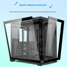 Power Train Dreamland PRO ATX Motherboard PC Gaming 360 Water-Cooled Sea View Room Double-Sided Glass Gaming Computer Case