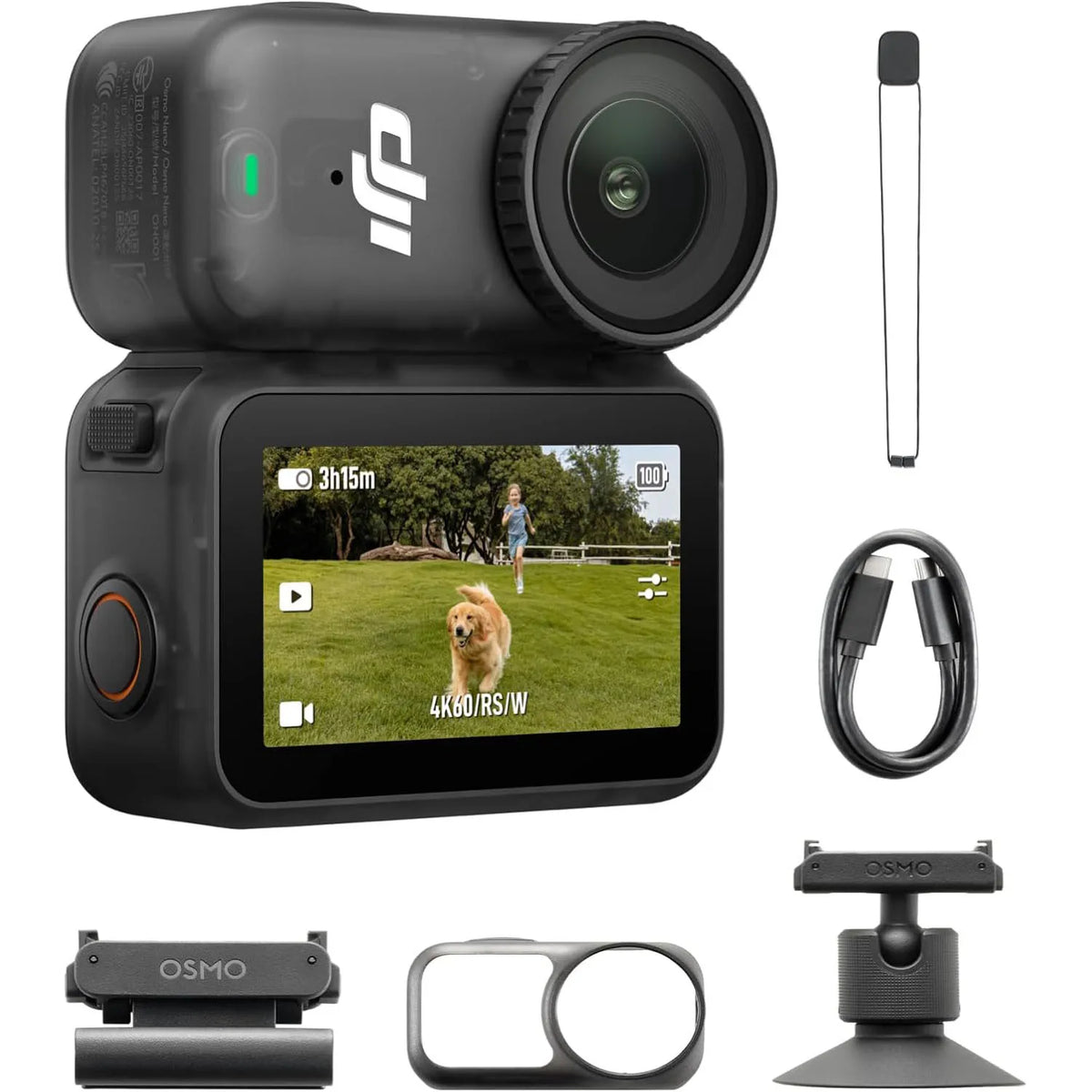 Cámara de acción DJI Osmo Nano Combo estándar 64GB/128GB, reacondicionada, totalmente probada, usada como nueva