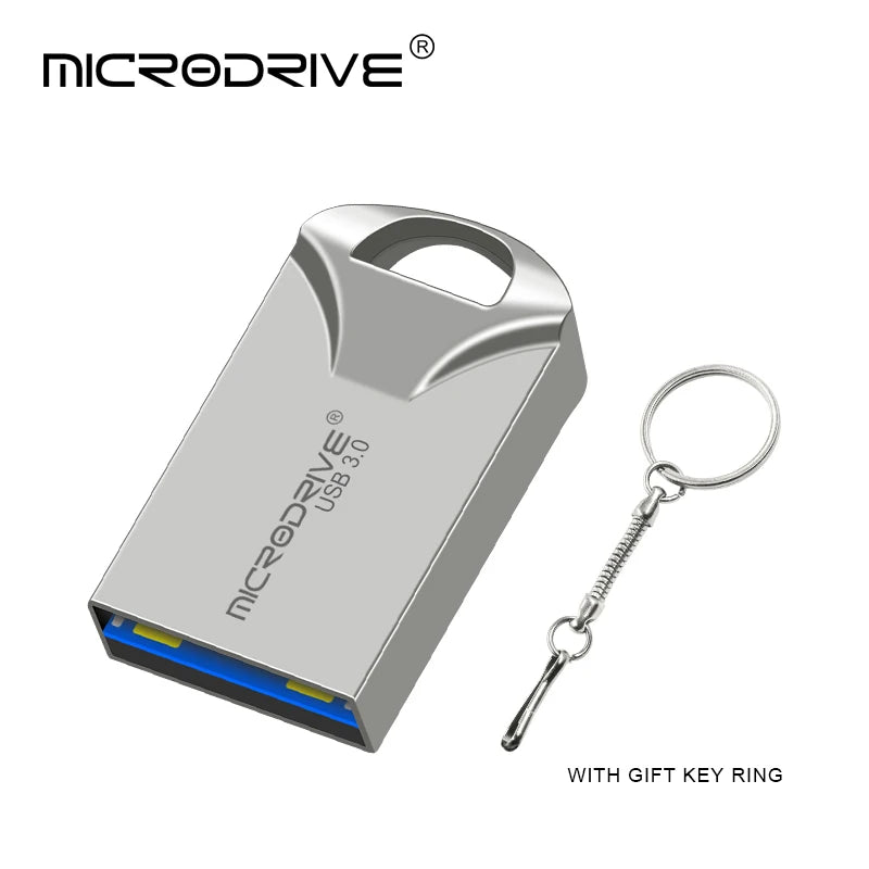 Mini Metal 3.0 High-Speed USB Flash Drive 16-128GB USB Memory Stick, Laptop Computers, Car Audio Multi-functional Reliable Data