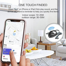 Portable GPS Tracker Waterproof Mini Smart Bluetooth 5.0 Tracker for Kids Pet Car Key Anti Lost Real Time Location Tracking Device Rechargeable IP67 Lightweight Slim with APP Compatible with iOS Android
