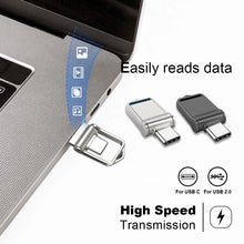 OTG Type C Pen Drive Mini Metal USB Memory Stick 32GB USB Flash Card 128GB Type-C Pendrive for Smartphone Huawei