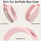 3 in 1 Cover For AirPods Max Case TPU Wireless Headphones Shockproof Cases For Apple AirPods Max Protective Coque For AirPod Max