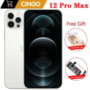 iPhone 12 Pro Max 6.7 pulgadas 128GB 256GB ROM Chip A14 Bionic iOS Original Desbloqueado Apple Max Teléfono Celular Usado
