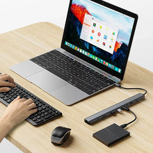 FC&EC Aluminum 4K HDTV 10 in 1 Type-C Hub PD 100W Charging USB 3.0 Data Transfer USB-C Docking Station Laptop Stand Base